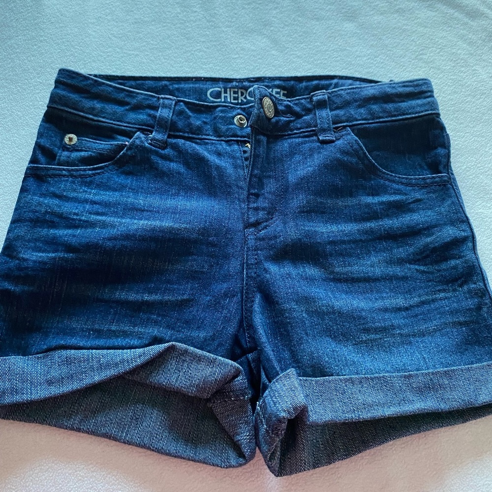 Denim jean shorts